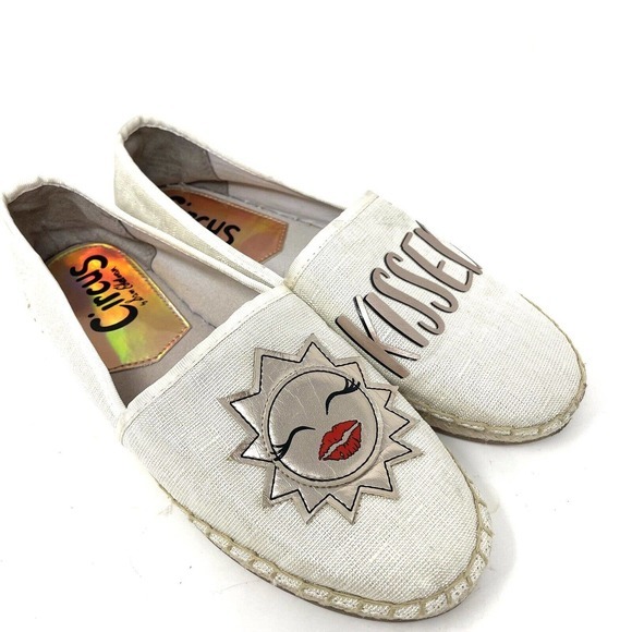 Circus by Sam Edelman Shoes Slip Ons Espadrilles Women Size 7 Sun Kissed Beige - Picture 3 of 12